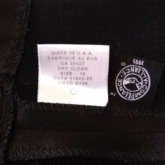 Strapless Midi Black Dress by Laundry by Shelli Segal Sz 10 Formal Events - Picture 6 of 8